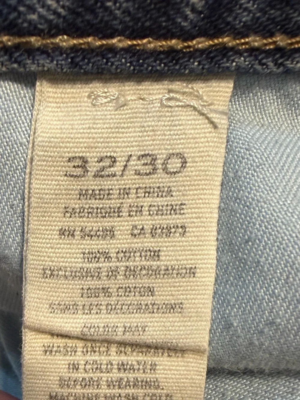 American‎ Eagle denim jeans men’s dark wash indigo relaxed straight leg 34 waist